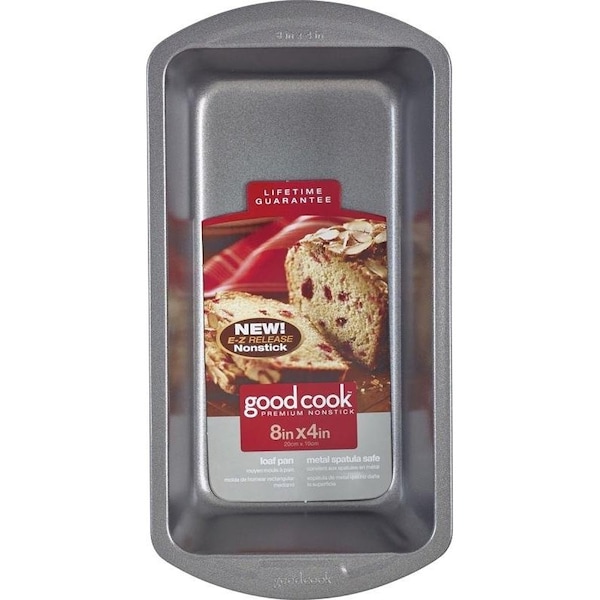 Goodcook 0 NonStick Loaf Pan, 1012 in L, 88 in W, 83 in H, Steel